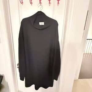 Aritzia Wilfred Elegant Black Women's Sweater Dress